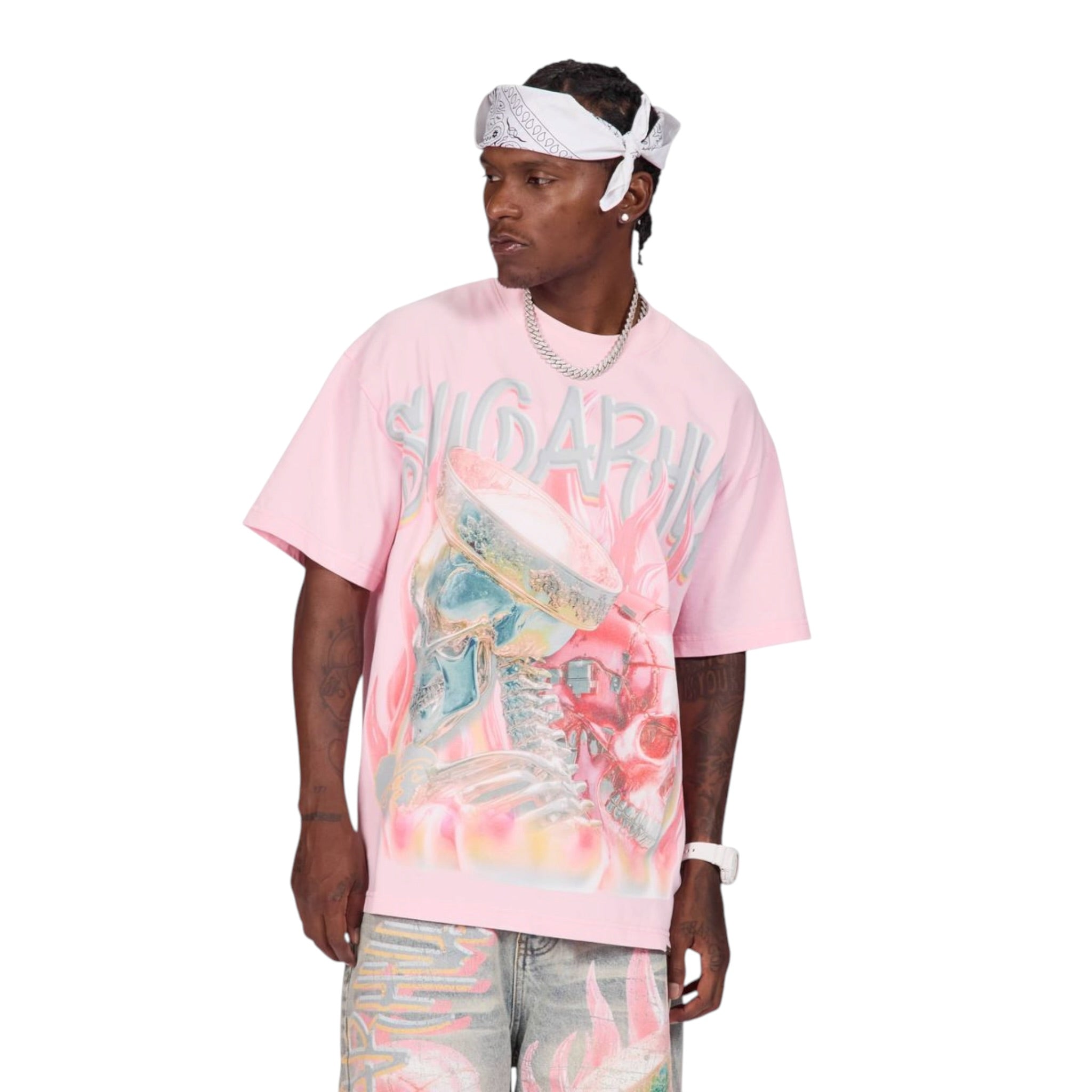 Sugarhill 'Heretic' T-Shirt- Pink