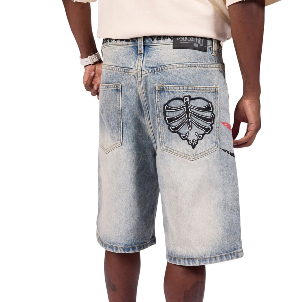Sugarhill 'Sunshine' Jorts- Wheat Wash