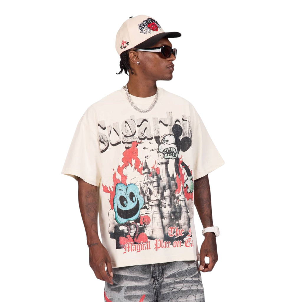 Sugarhill 'Story Time' T-Shirt- Cream