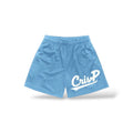 Crisp 'Athletic' Shorts- Lt Blue