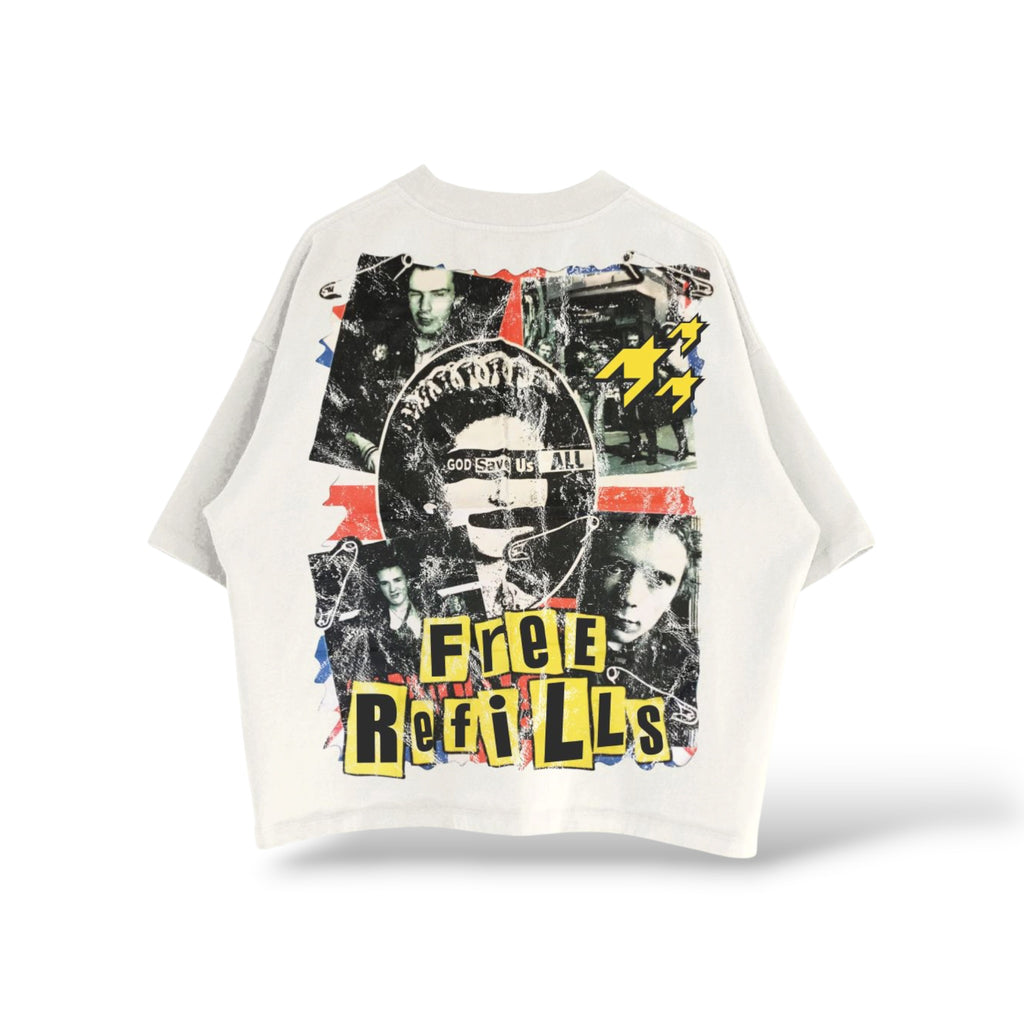 Free Refills 'Pistol' T-Shirt- Off White
