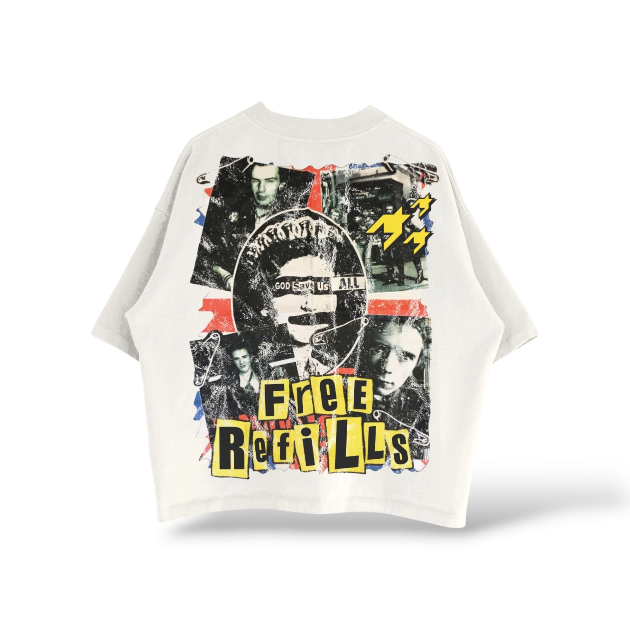 Free Refills 'Pistol' T-Shirt- Off White