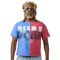 Duaa 'Block' T-Shirt- Blue/Red