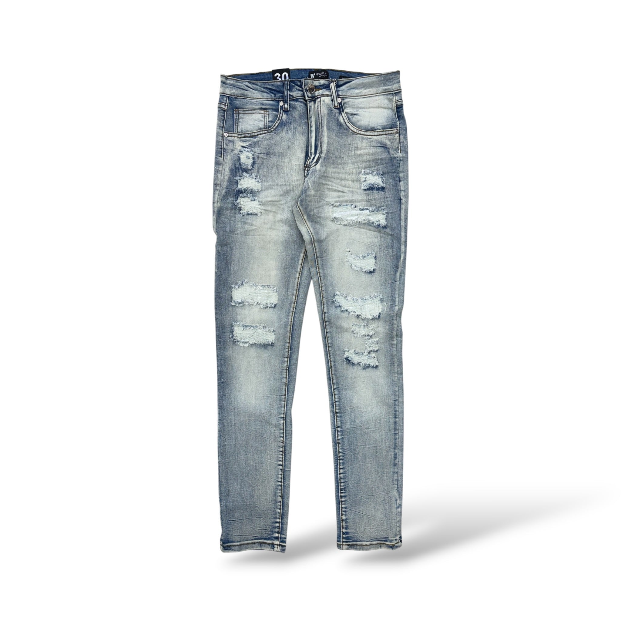 Waimea '856D' Skinny Jeans- Blue Wash