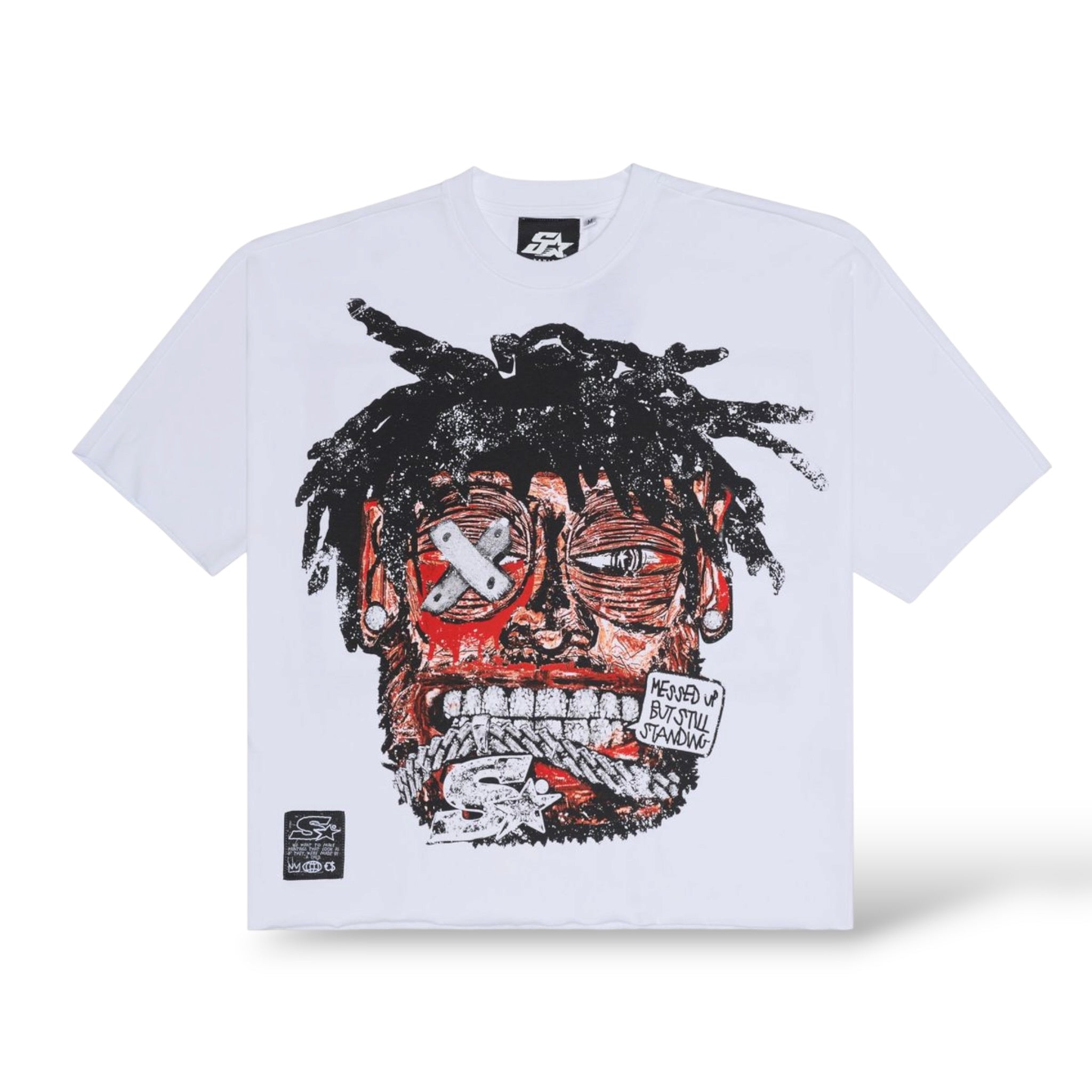 Sanity 'Still Standing' T-Shirt- White