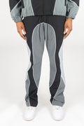 Rebel Minds 'Nylon ColorBlock' Pants- Black/Grey