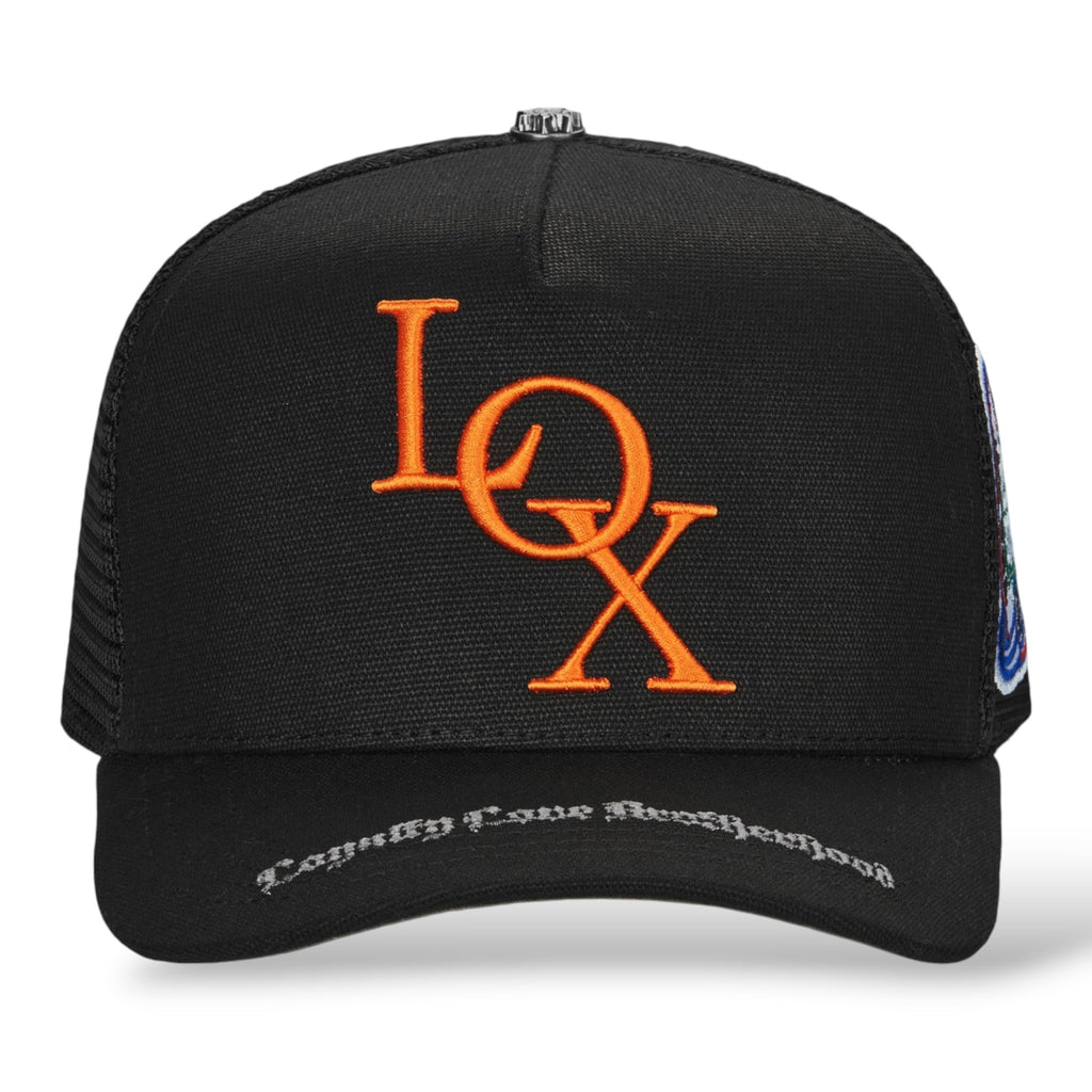 GodSpeed 'GodSpeed X The Legacy' Trucker Hat- Black/Orange