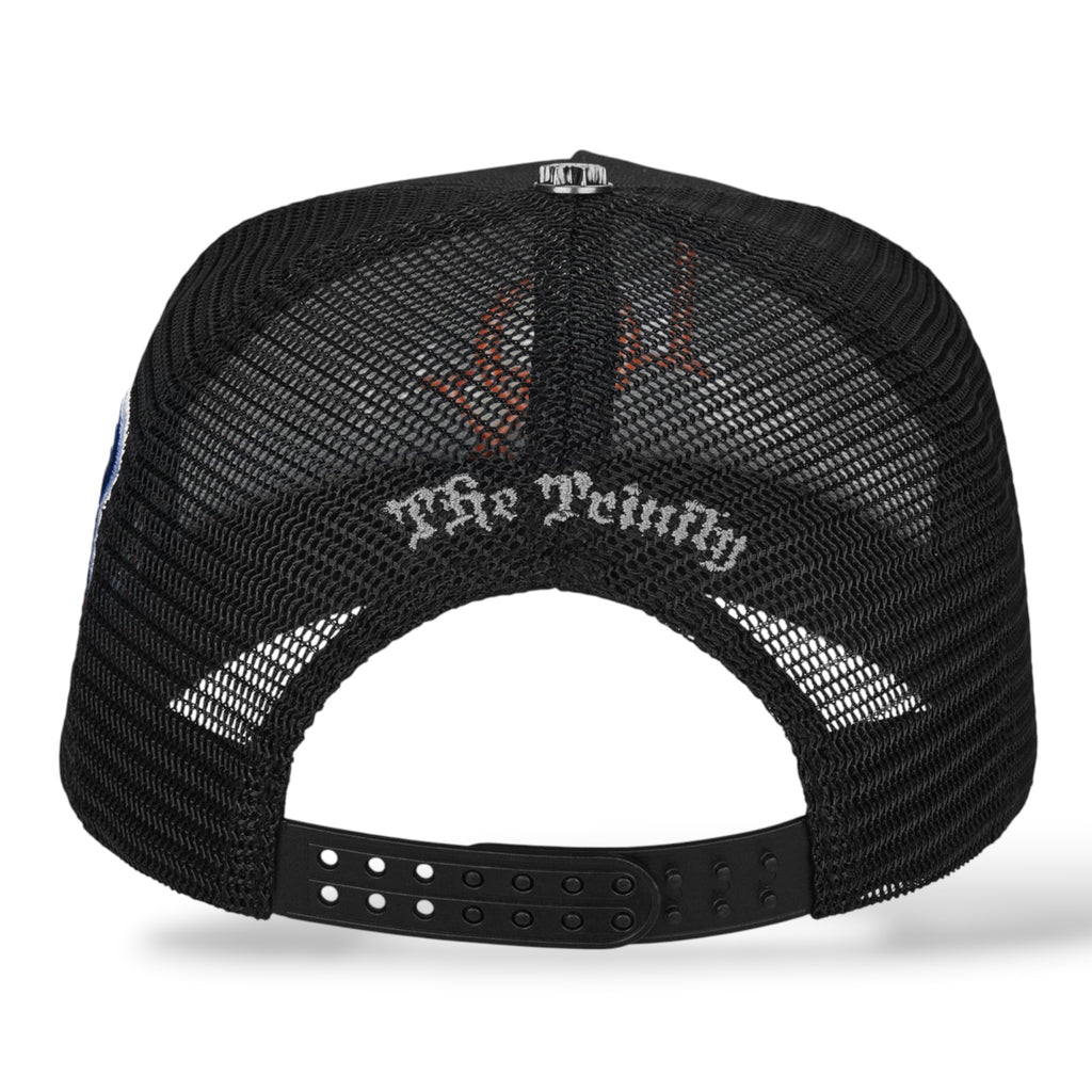 GodSpeed 'GodSpeed X The Legacy' Trucker Hat- Black/Orange