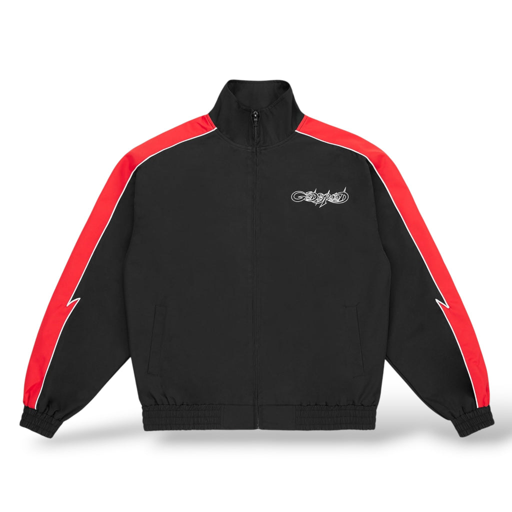GodSpeed 'GT'  Track Jacket-Black/Red