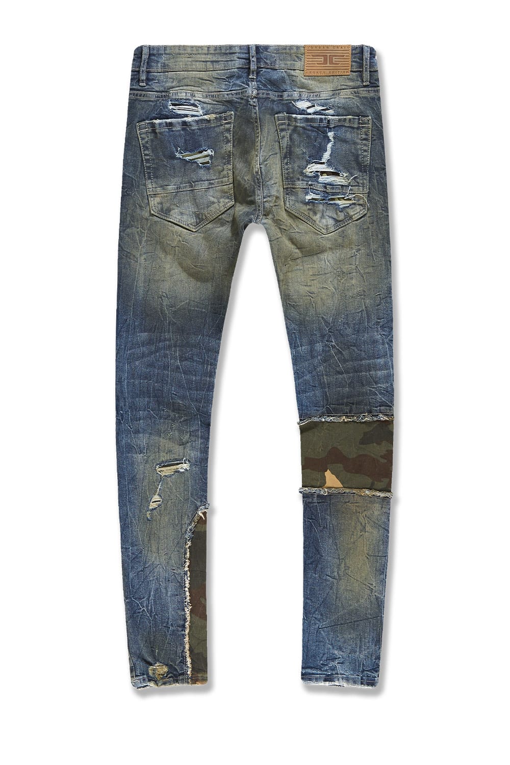 JC 'Devotion' Patched Cargo Pants-Woodland