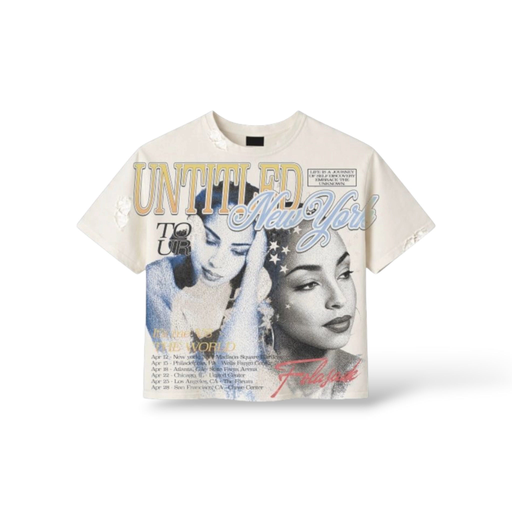 Untitled 'Sade' T-Shirt- Cream Wash