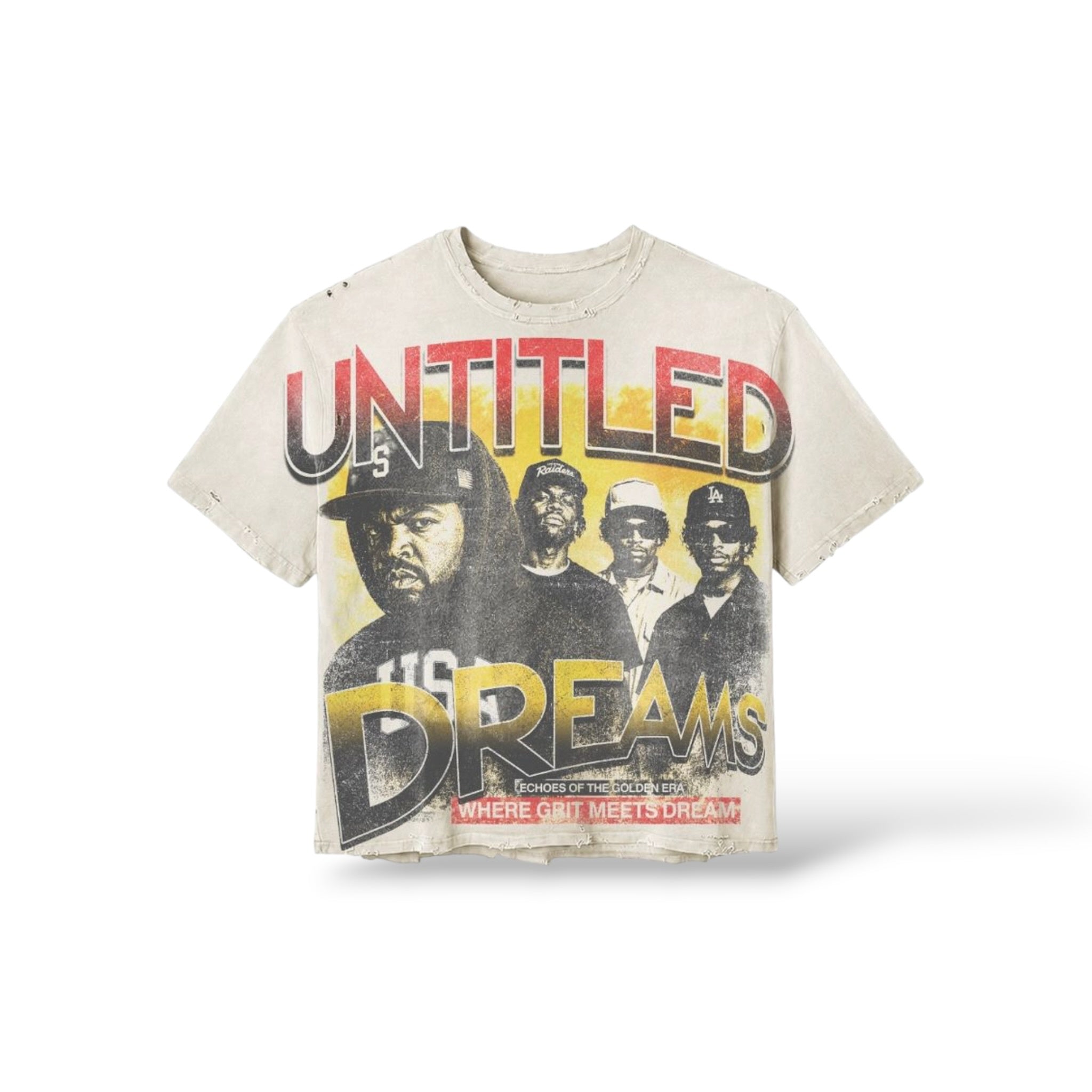 Untitled 'Dreams' T-Shirt- Cream Wash