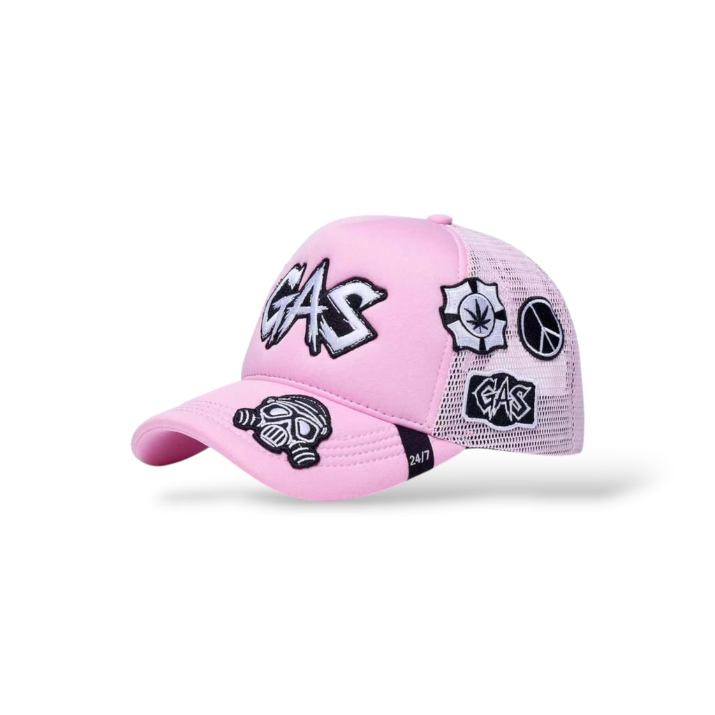 Gas Service '506' Hat- Light Pink