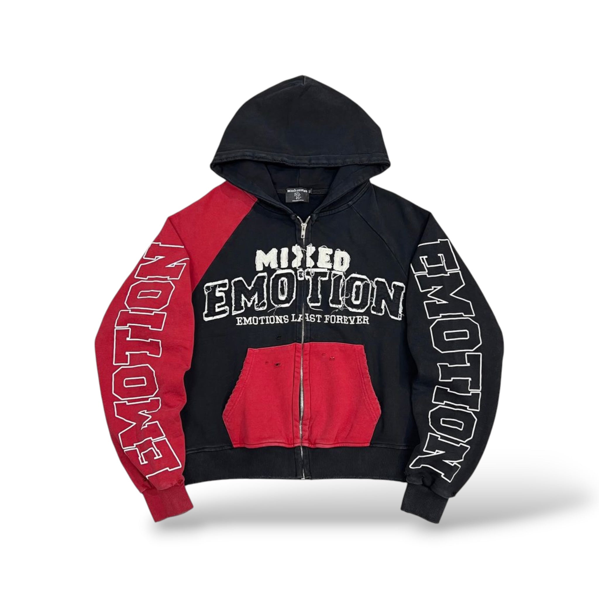 M.E 'Split Decision' Hoodie- Red