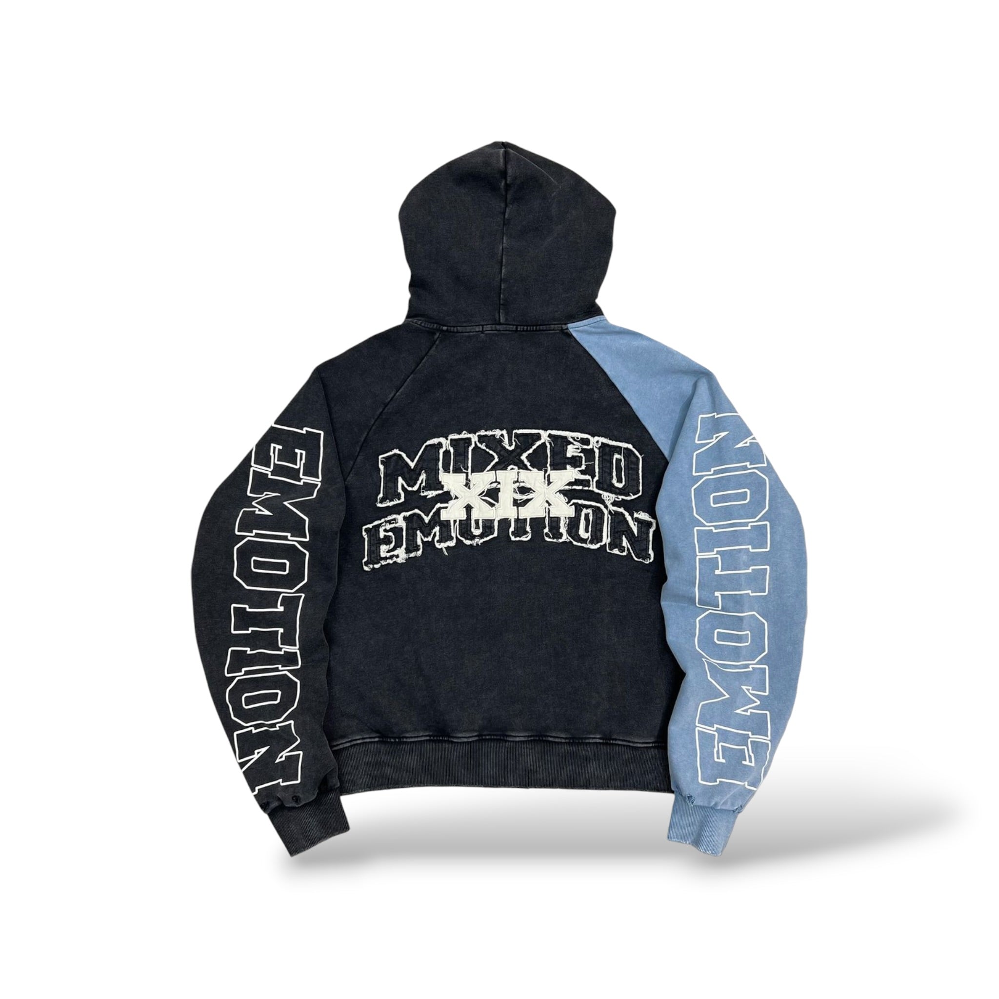 M.E 'Split Decision' Hoodie- Blue