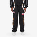 Copper Rivet 'Worldwide' Nylon Pants- Black