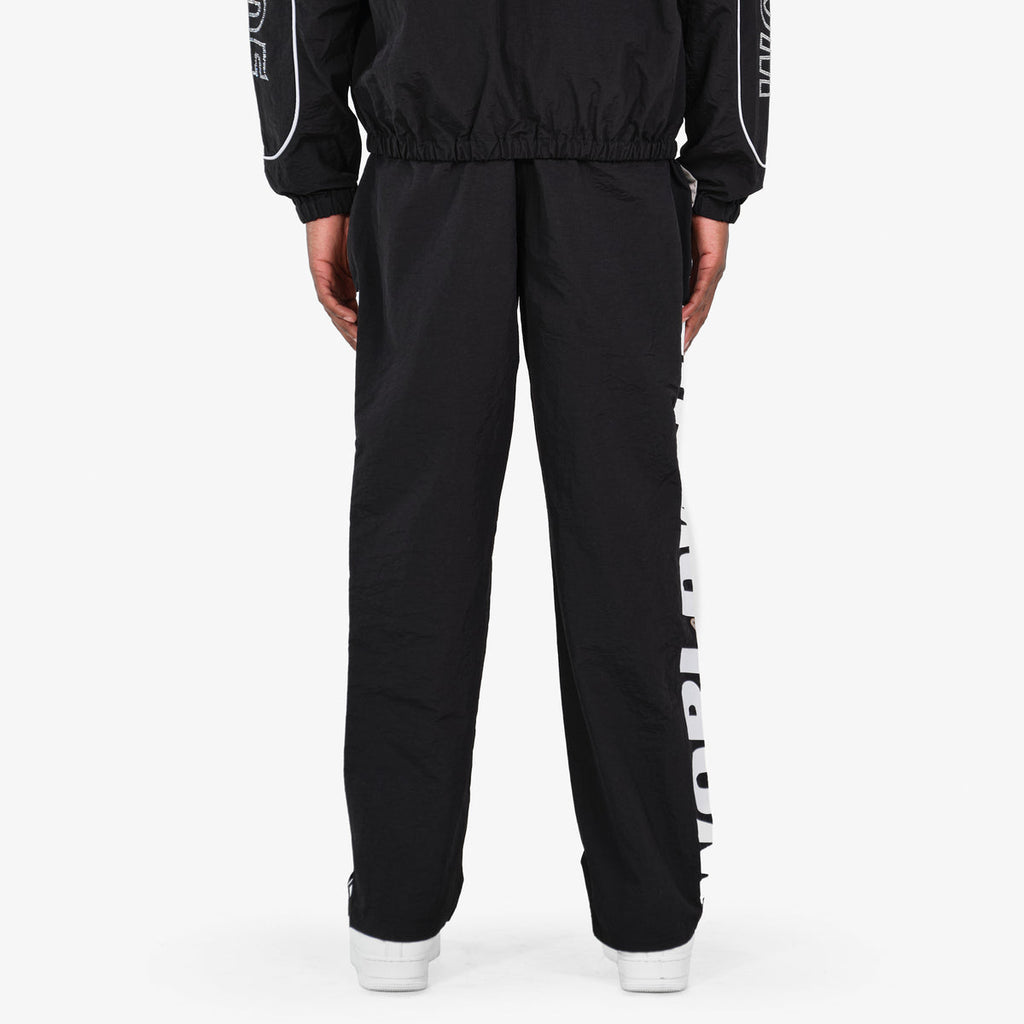 Copper Rivet 'Worldwide' Nylon Pants- Black