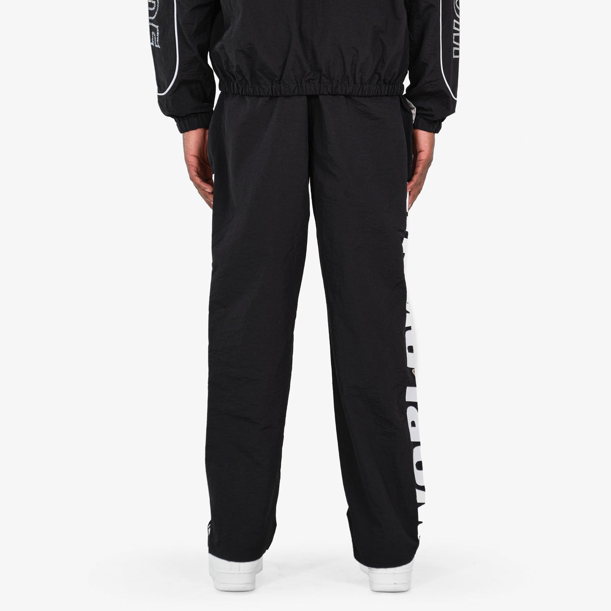 Copper Rivet 'Worldwide' Nylon Pants- Black