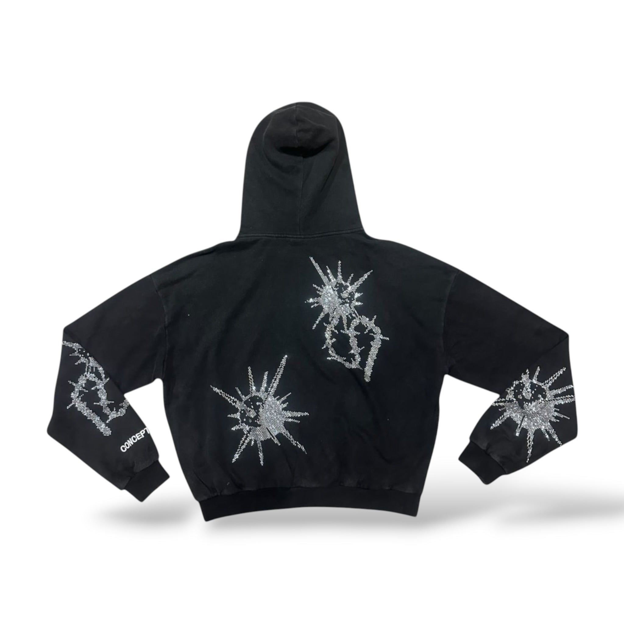 Concept 'Flail' Hoodie- Black Wash