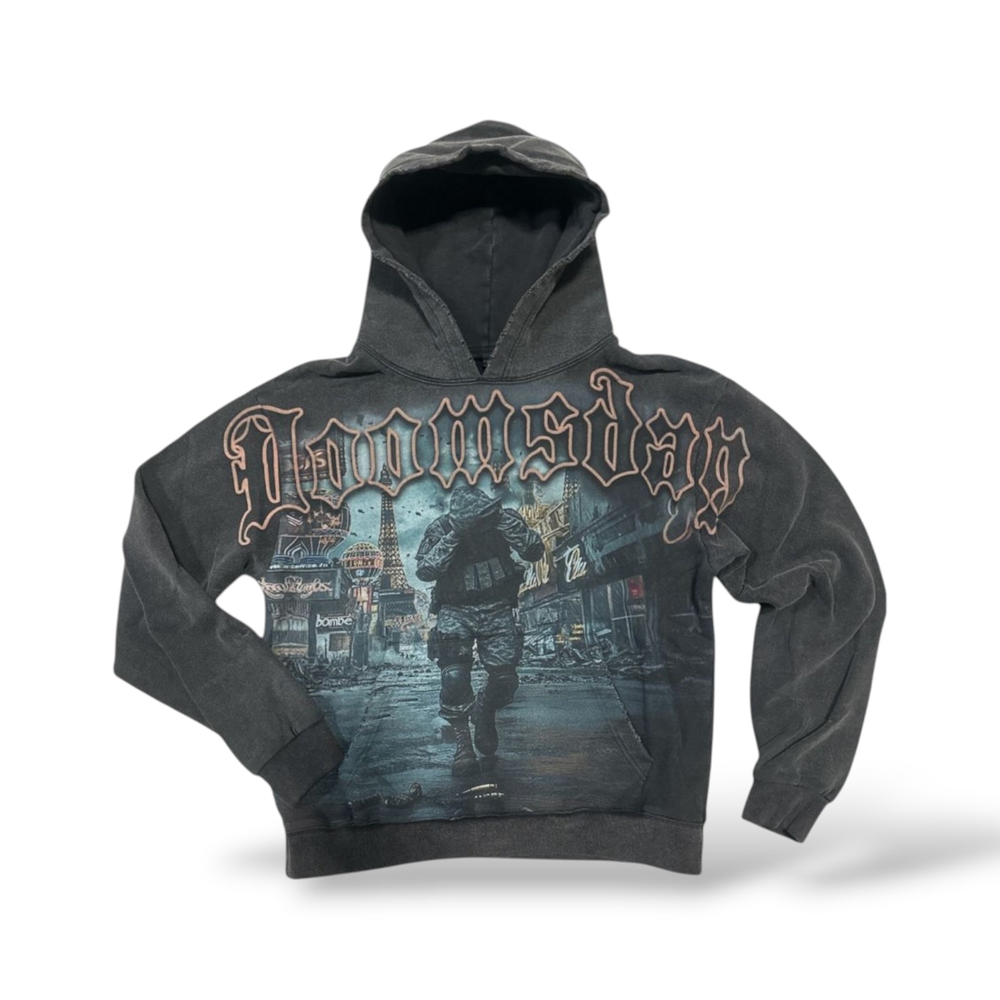 Concept 'Doomsday' Hoodie- Black Wash