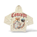 Concept 'Astronaut' Hoodie- Cream Wash