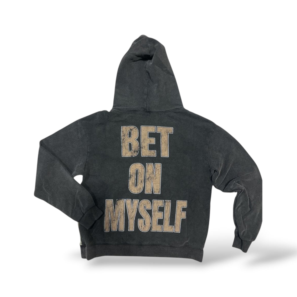 Concept 'Champion' Hoodie- Black Wash