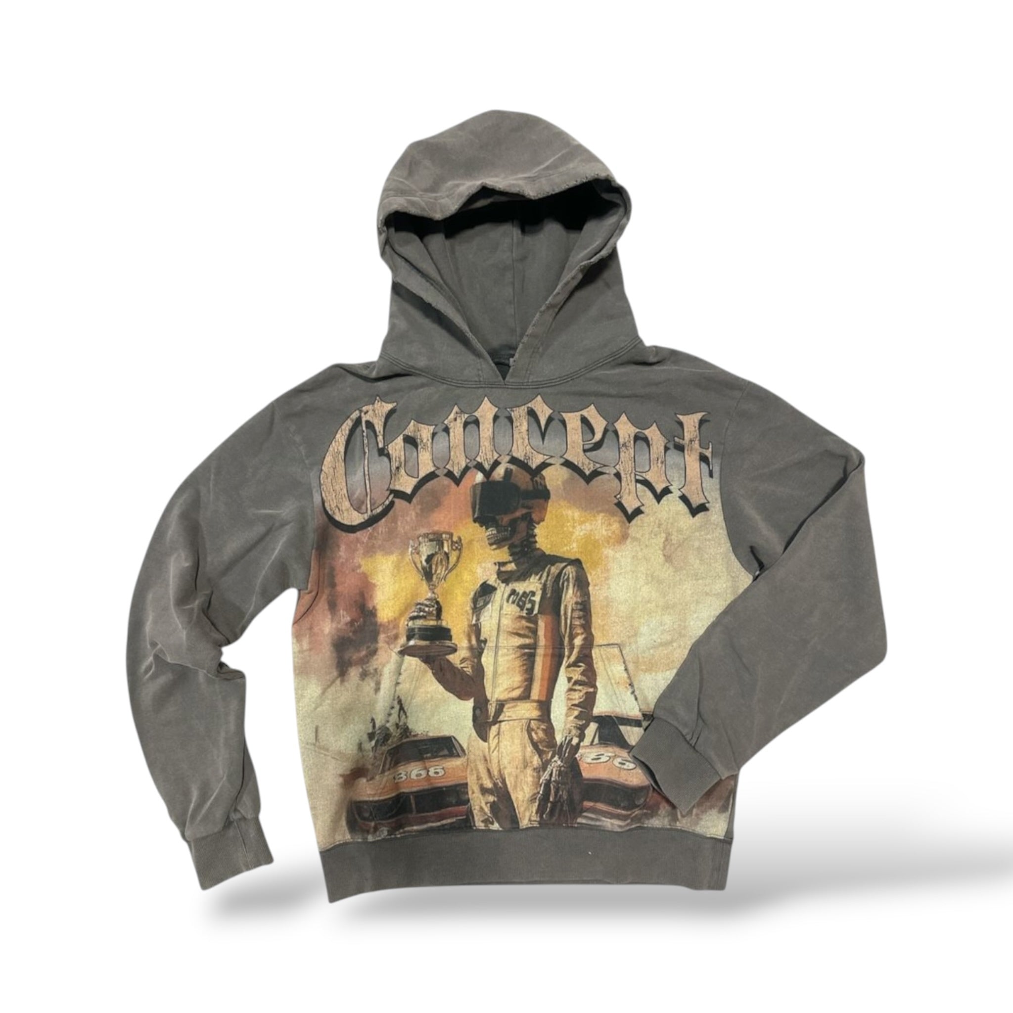 Concept 'Champion' Hoodie-  Grey Wash