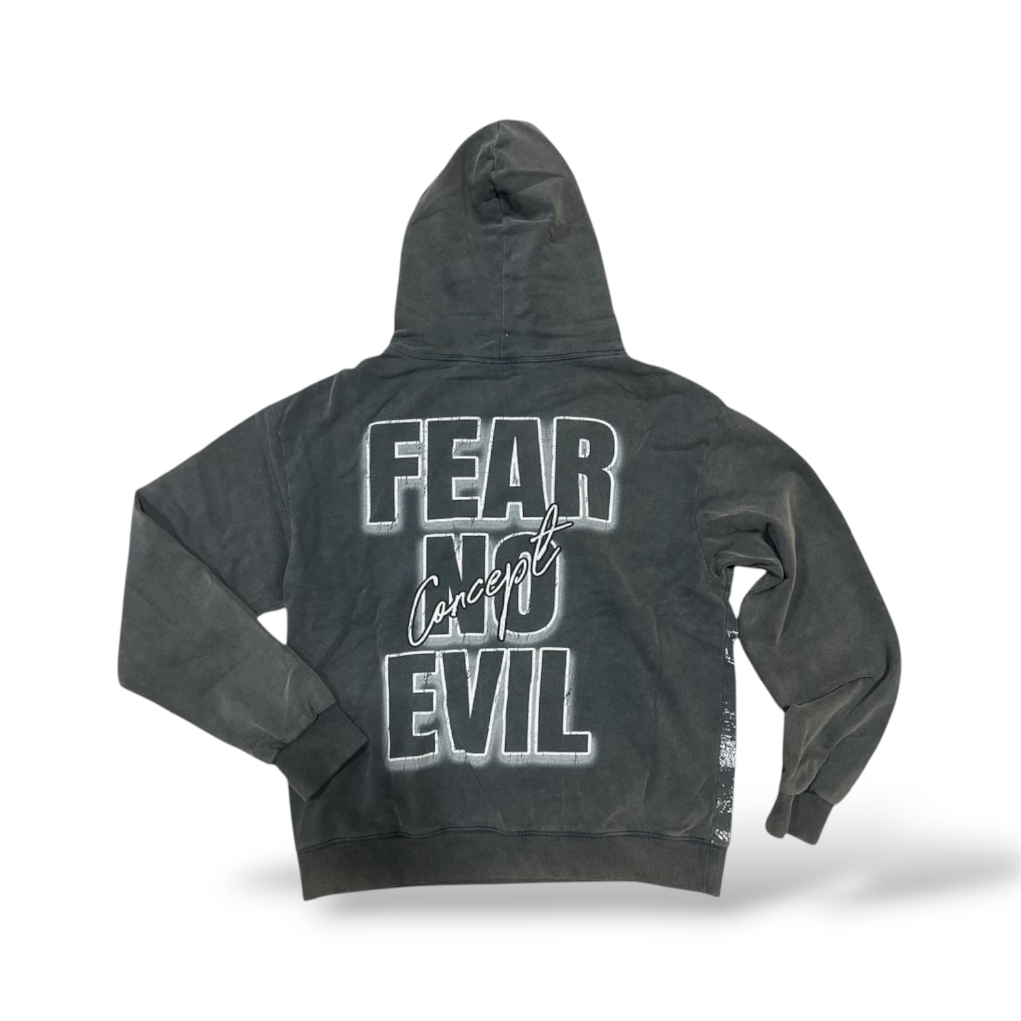 Concept 'Fear No Evil' Hoodie- Black Wash