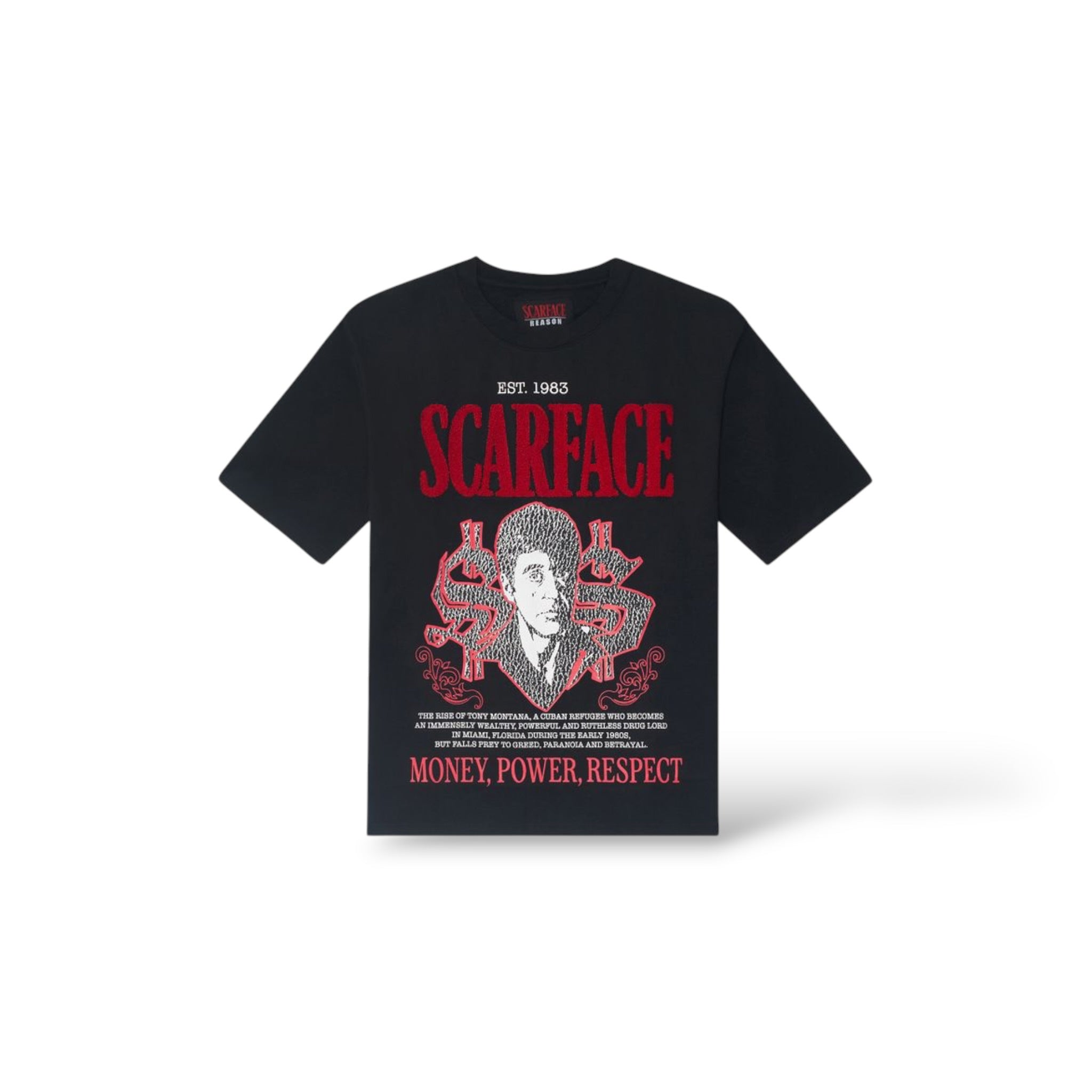 Reason 'Scarface (810)' T-Shirt- Black