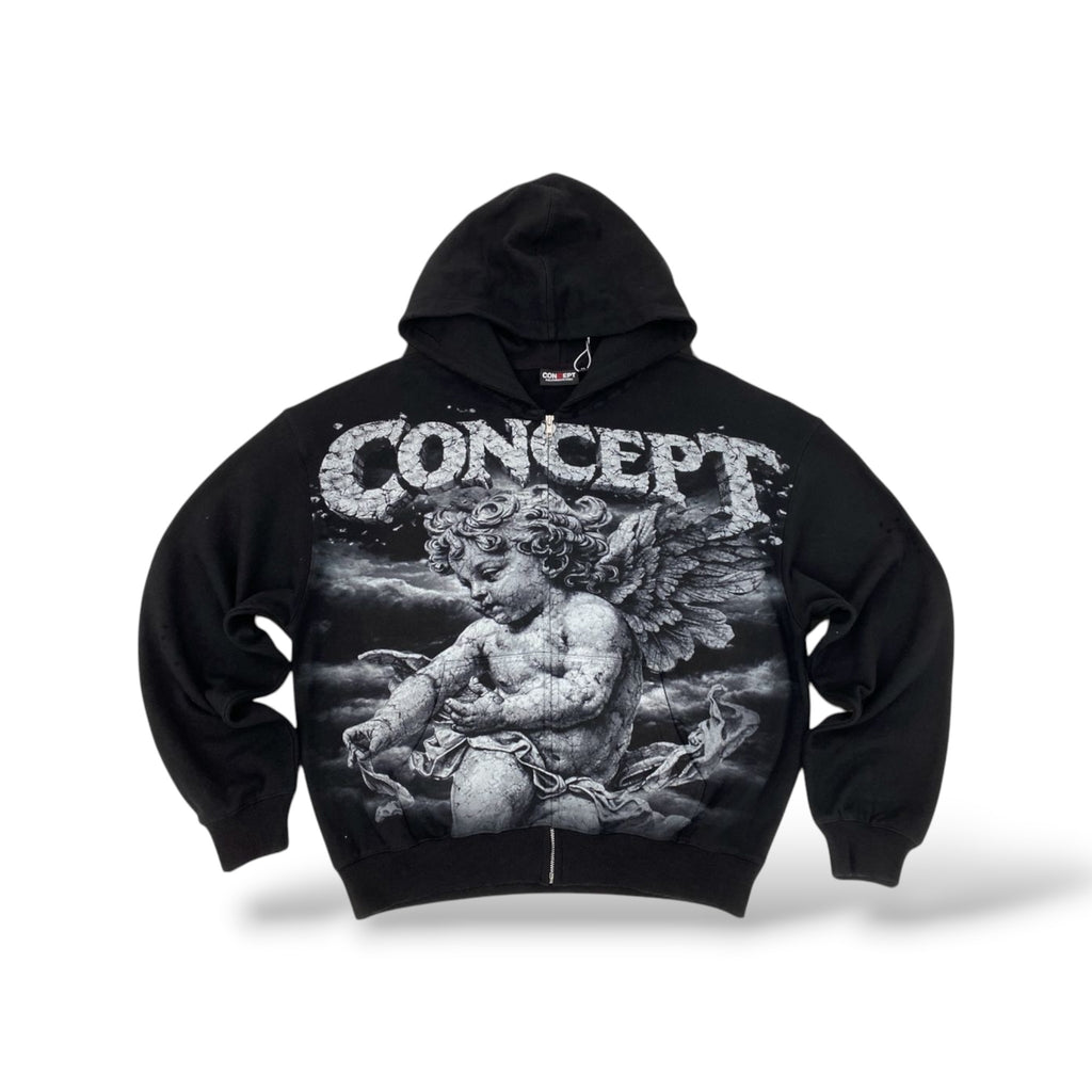 Concept 'Cherub' Hoodie- Black