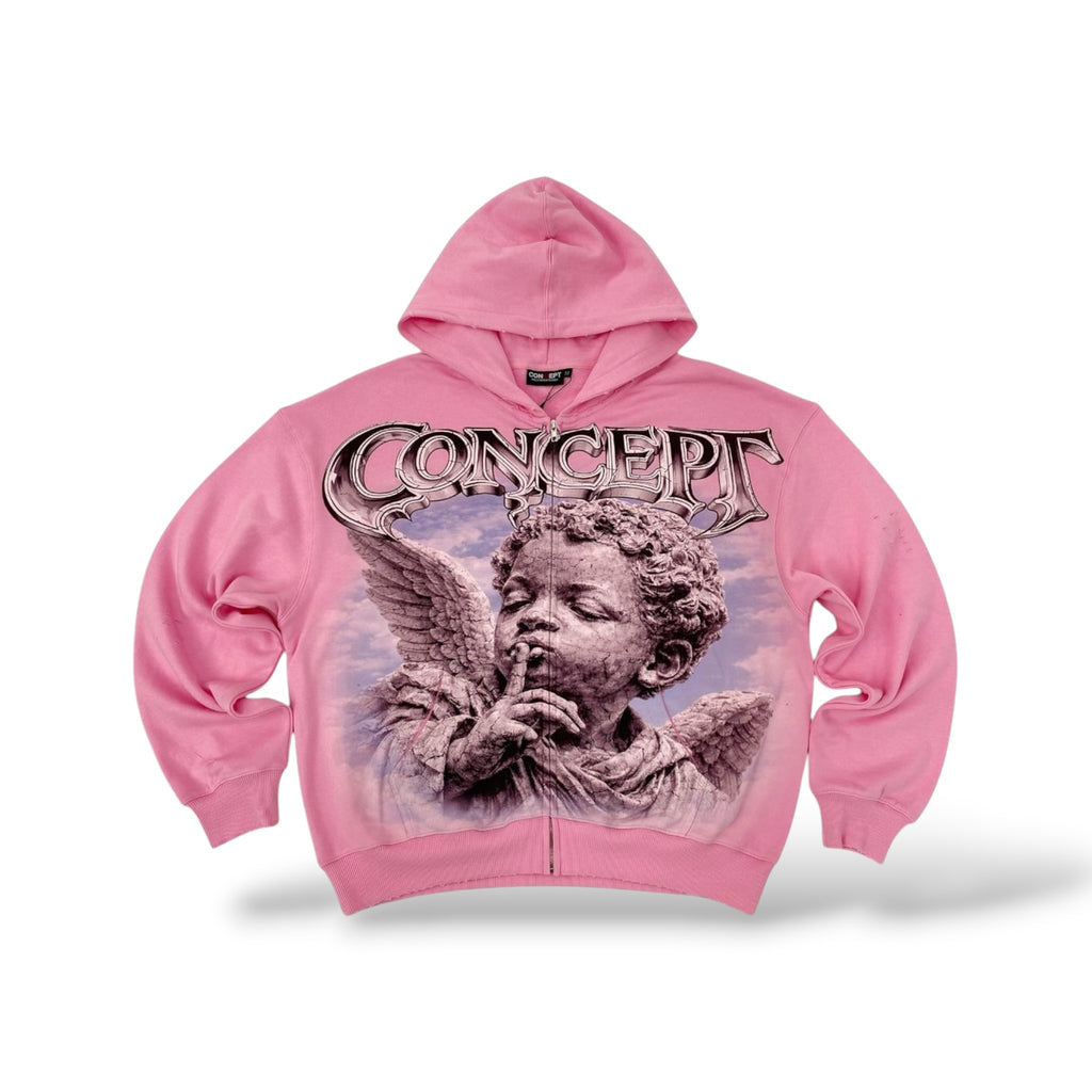 Concept 'Cherub V2' Hoodie- Pink