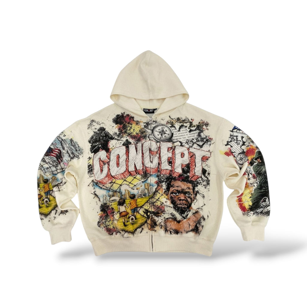 Concept 'Honor' Hoodie- Beige