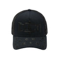 Cult 'Rope Logo' Mesh Back Trucker Hat- Black