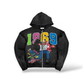 Prestige 'War Has Ended' Zip Up Hoodie- Black