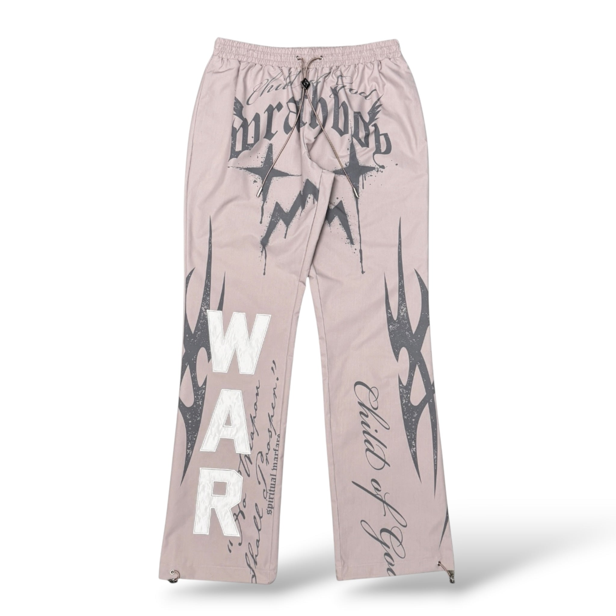 WrathBoy 'Child Of God' Track Pants- Mocha