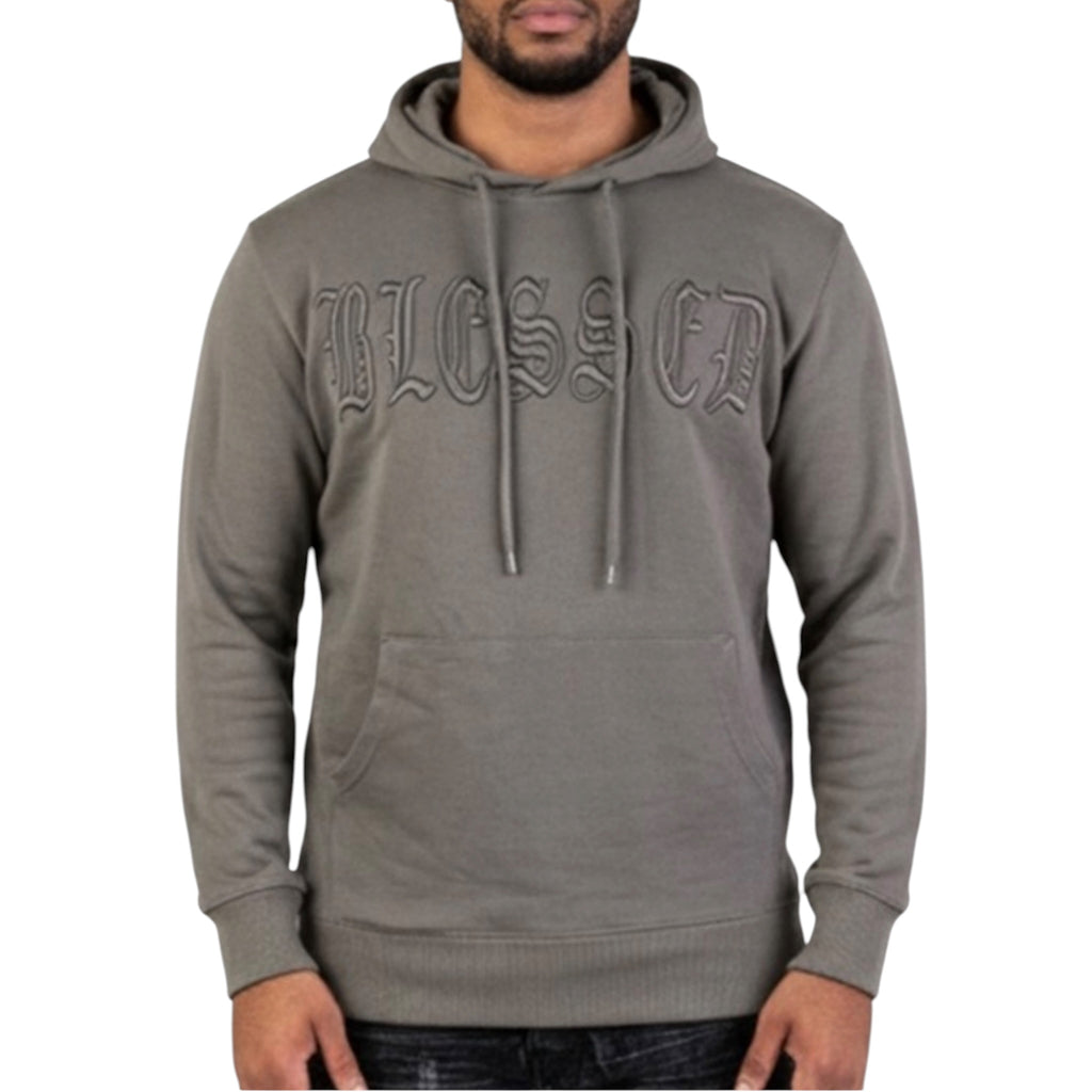 Dzatr 'Blessed' Hoodie- Grey