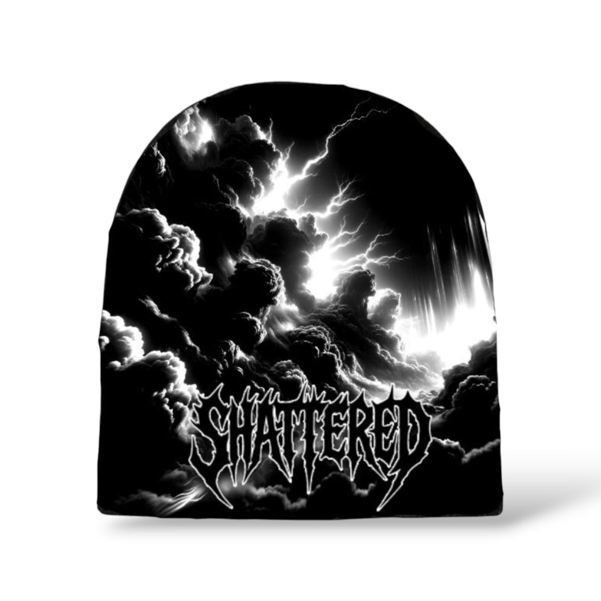 Shattered 'Screaming' Beanie- Black