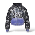 Vale 'Hypnotiq' Zip Up Hoodie- Black