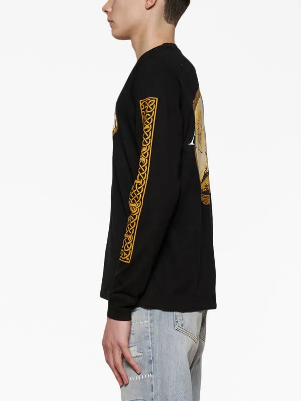 Amiri 'Alchemy Frame' Long Sleeve T-Shirt- Black