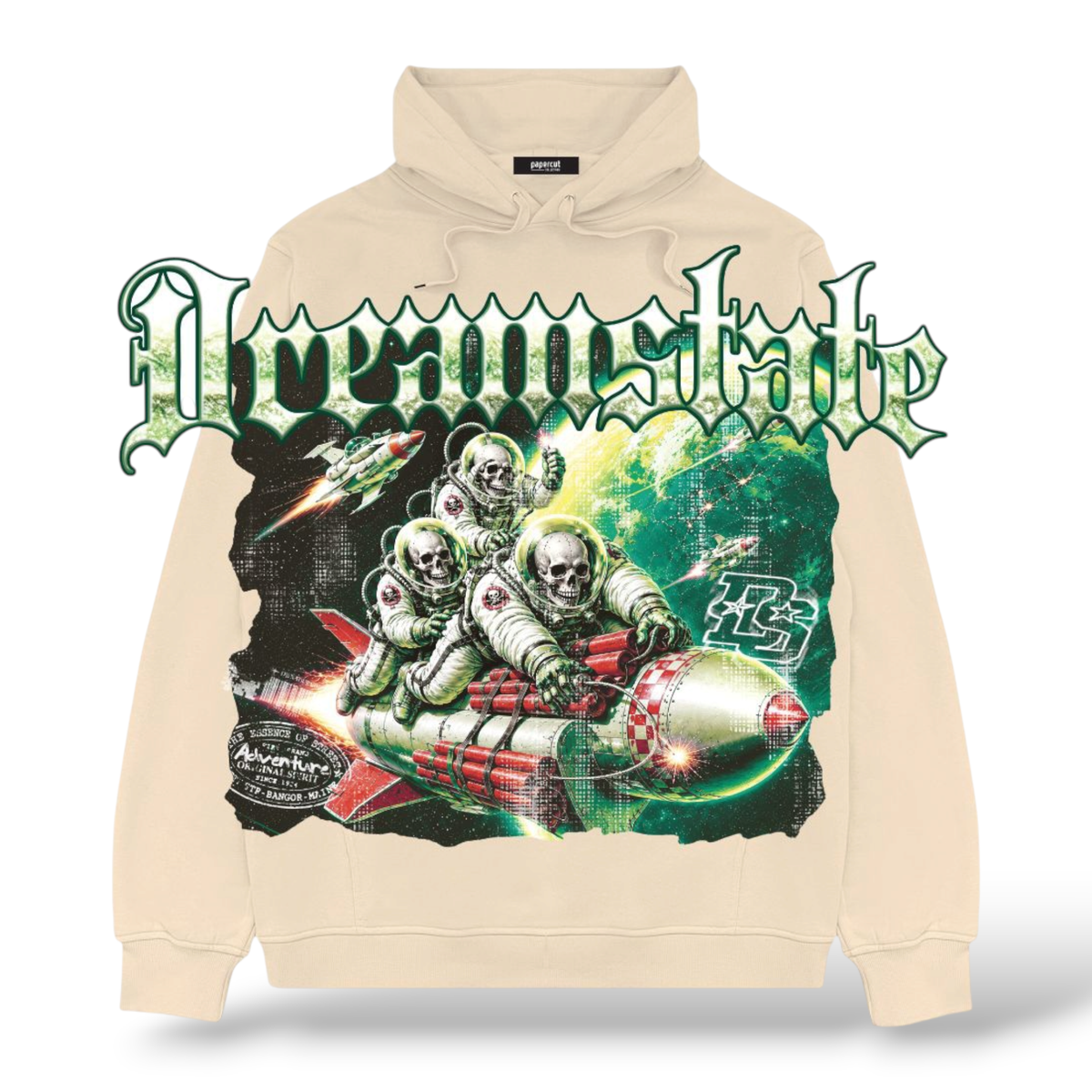 3Forty 'Dream State' Hoodie- Natural