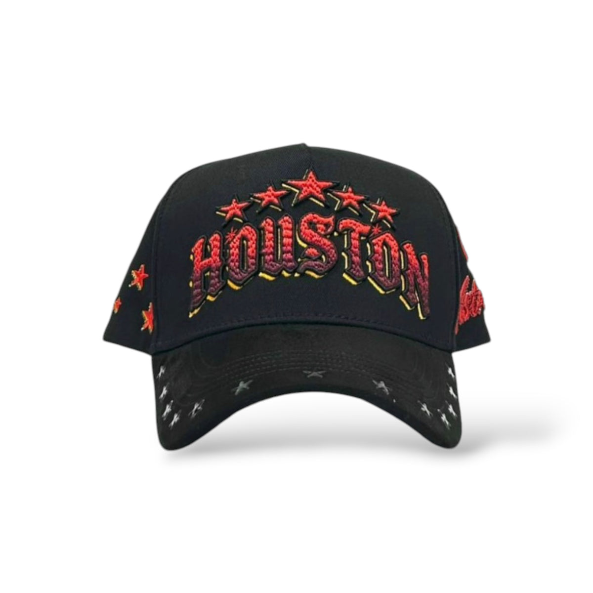 Caps'Fans 'Houston' Hat- Black/Red