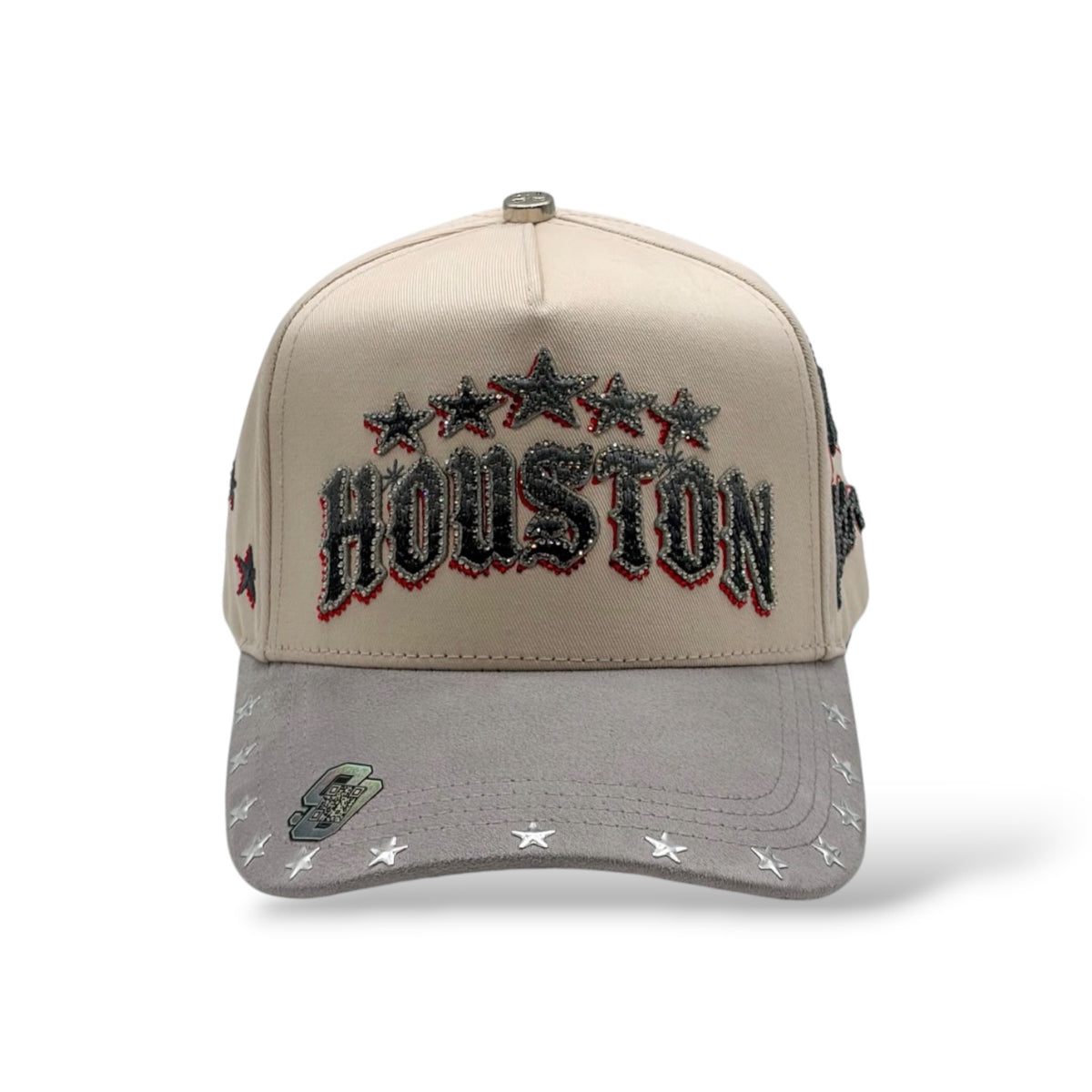 Caps'Fans 'Houston' Hat- Beige/Grey