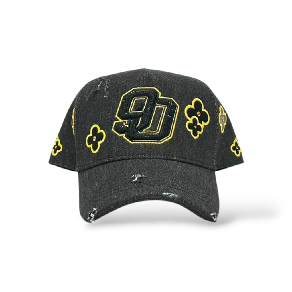 Caps'Fans 'SD' Hat- Black/Yellow