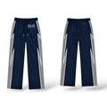 Shattered 'Nylon' Track Pants- Blue
