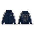 Shattered 'Nylon' Track Jacket- Blue