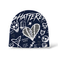 Shattered 'Doodle' Beanie- Navy