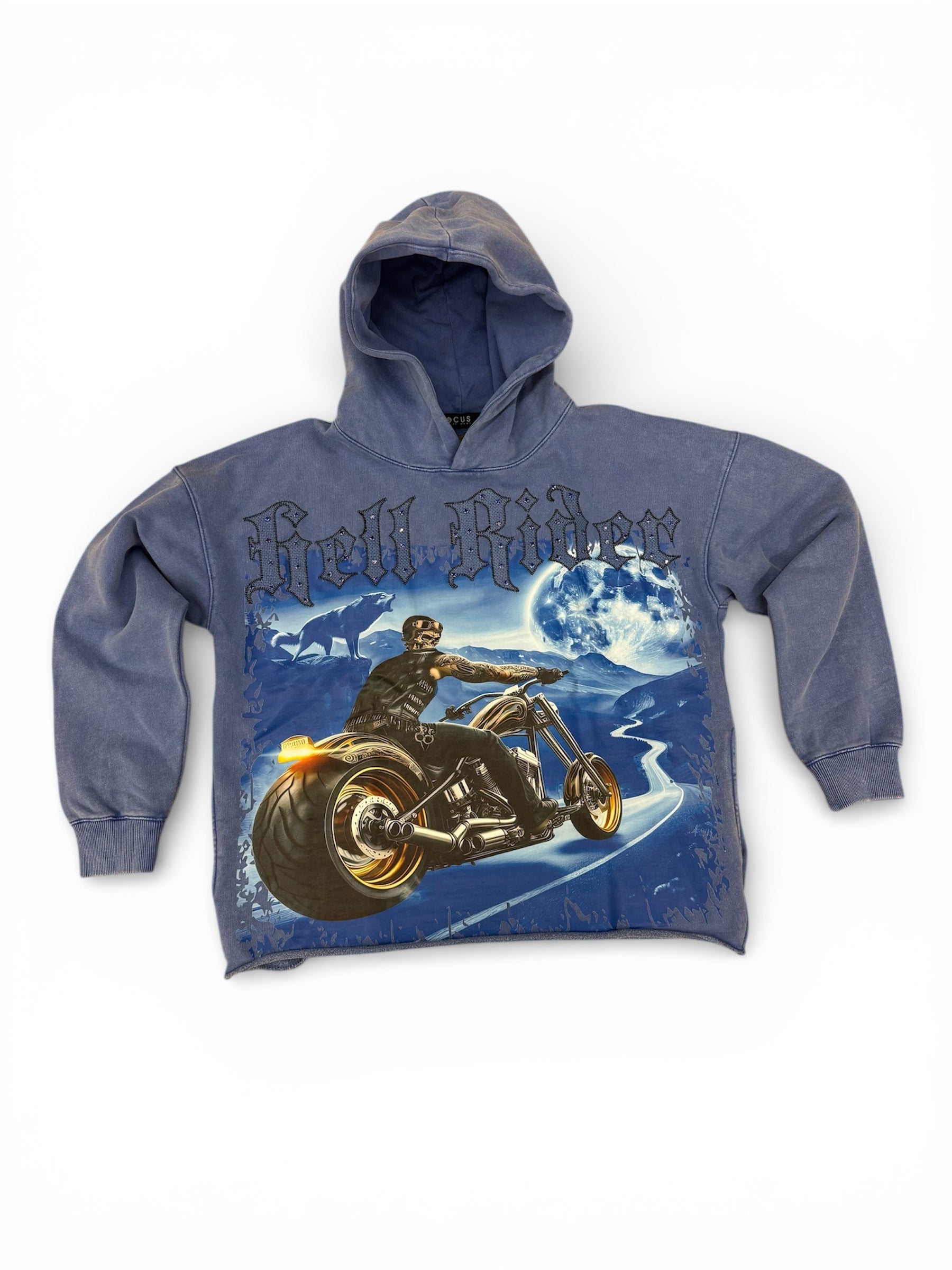 Focus Hell Rider Hoodie- Blue