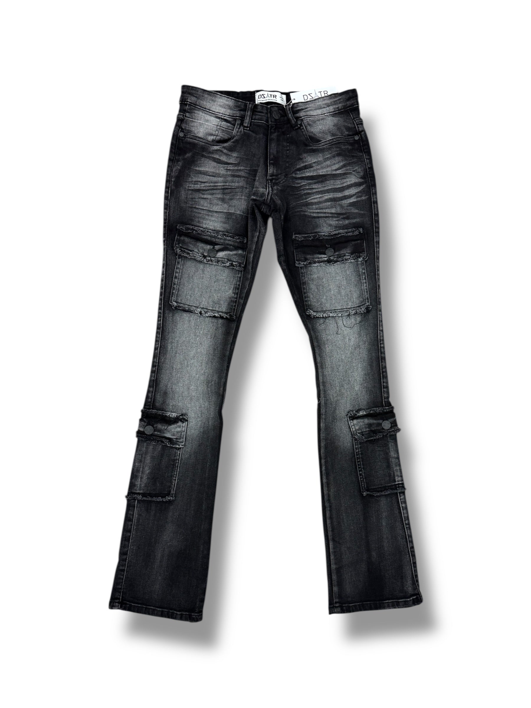DZTR-489 WASHED BLACK - STACKED