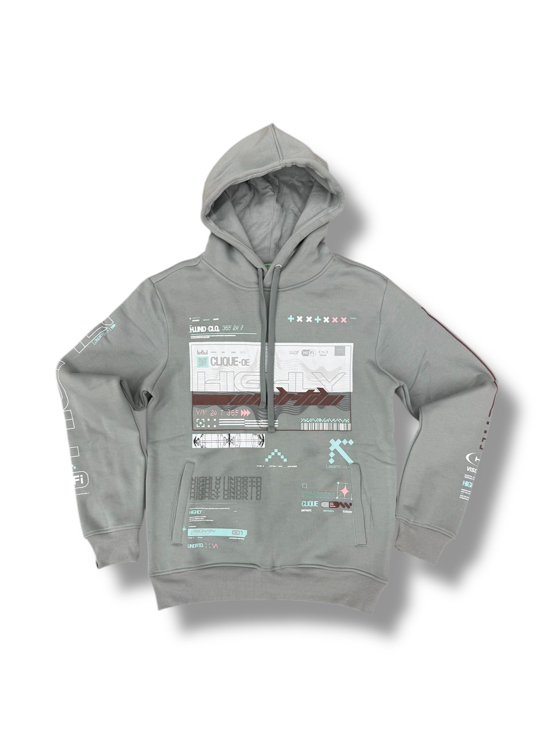Undrtd ‘Recording Future’ Hoodie- Grey