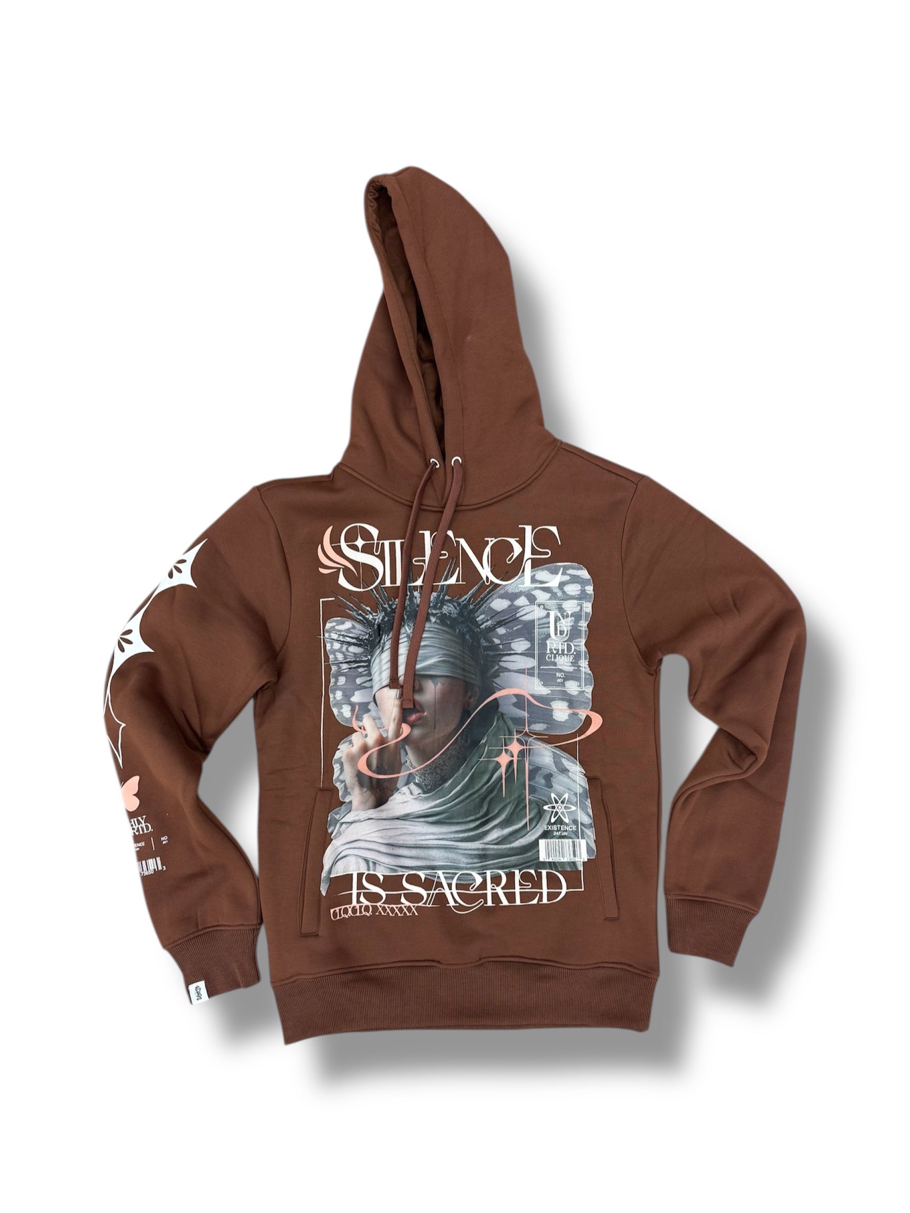 Undrtd ‘Silence is Sacred’ Hoodie- Mauve